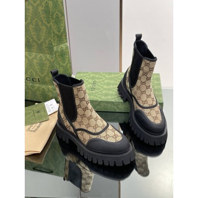 Gucci Ankle Boots in Original GG Canvas GGSS24008