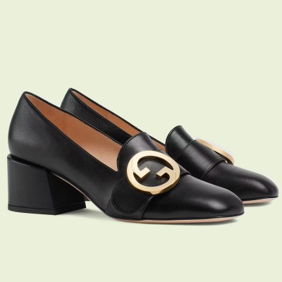 Gucci Blondie Pumps 55mm in Black Leather GGSS24132