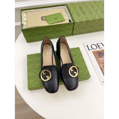 Gucci Blondie Pumps 55mm in Black Leather GGSS24132