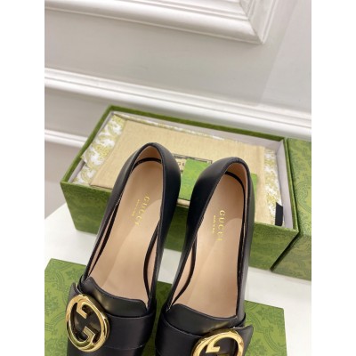 Gucci Blondie Pumps 55mm in Black Leather GGSS24132