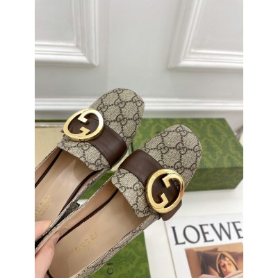 Gucci Blondie Pumps 55mm in GG Supreme Canvas GGSS24133