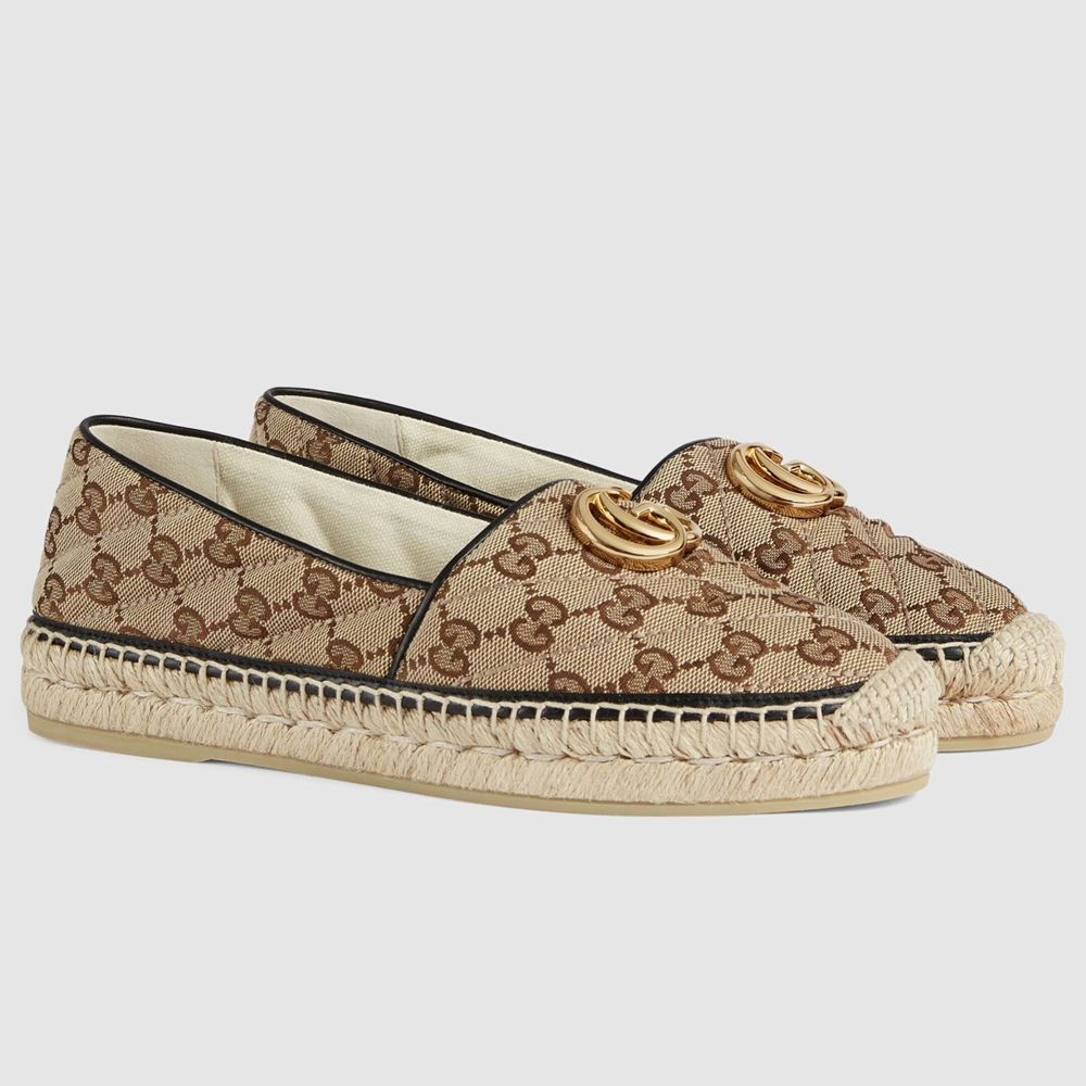 Gucci Espadrilles in GG Canvas with Double G GGSS24027