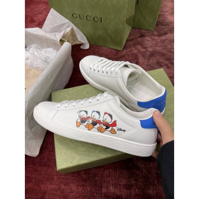 Gucci Men's Disney x Gucci Donald Duck Ace Sneakers GGSS24052