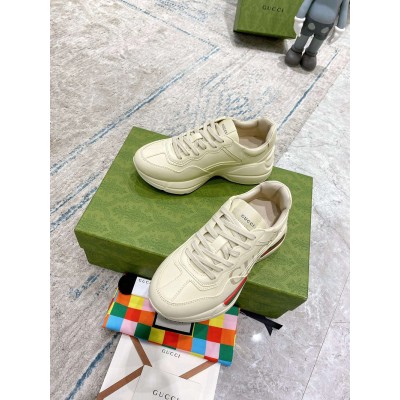 Gucci Men's Rhyton Sneakers with Gucci Logo GGSS24340