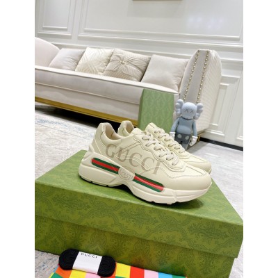 Gucci Men's Rhyton Sneakers with Gucci Logo GGSS24340