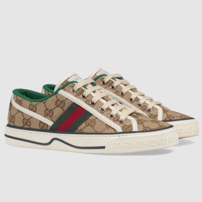 Gucci Women's Tennis 1977 Sneakers In Beige GG Canvas GGSS24410