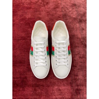 Gucci Women's White Ace Sneakers with Interlocking G GGSS24414